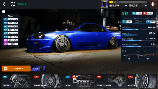 CarX Street MOD IOS Unlimited Gold Cash Max Level02