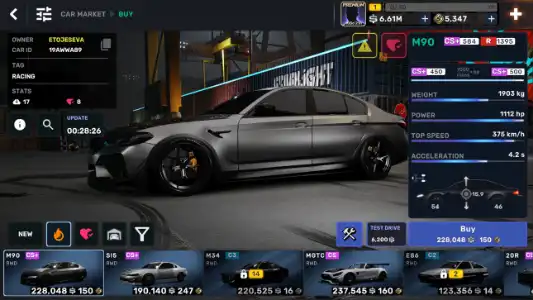 CarX Street MOD IOS Unlimited Gold Cash Max Level07