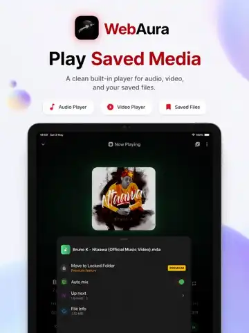 WebAura Private Browser IPA V1.2.7 For IOS12