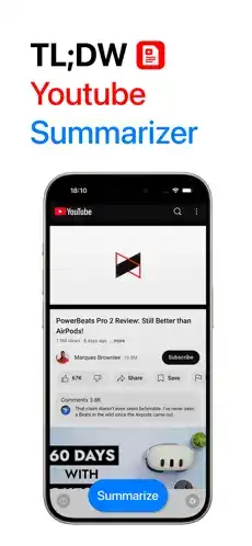 TLDW YouTube Summaries IPA V1.2.2 For IOS2