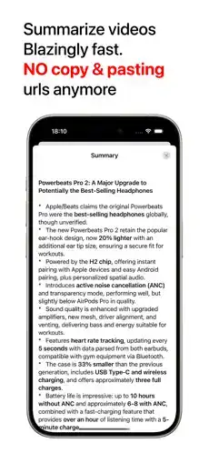 TLDW YouTube Summaries IPA V1.2.2 For IOS4