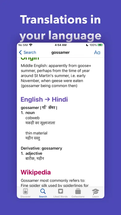 LookUp English Dictionary IPA V13.0.4 IOS07